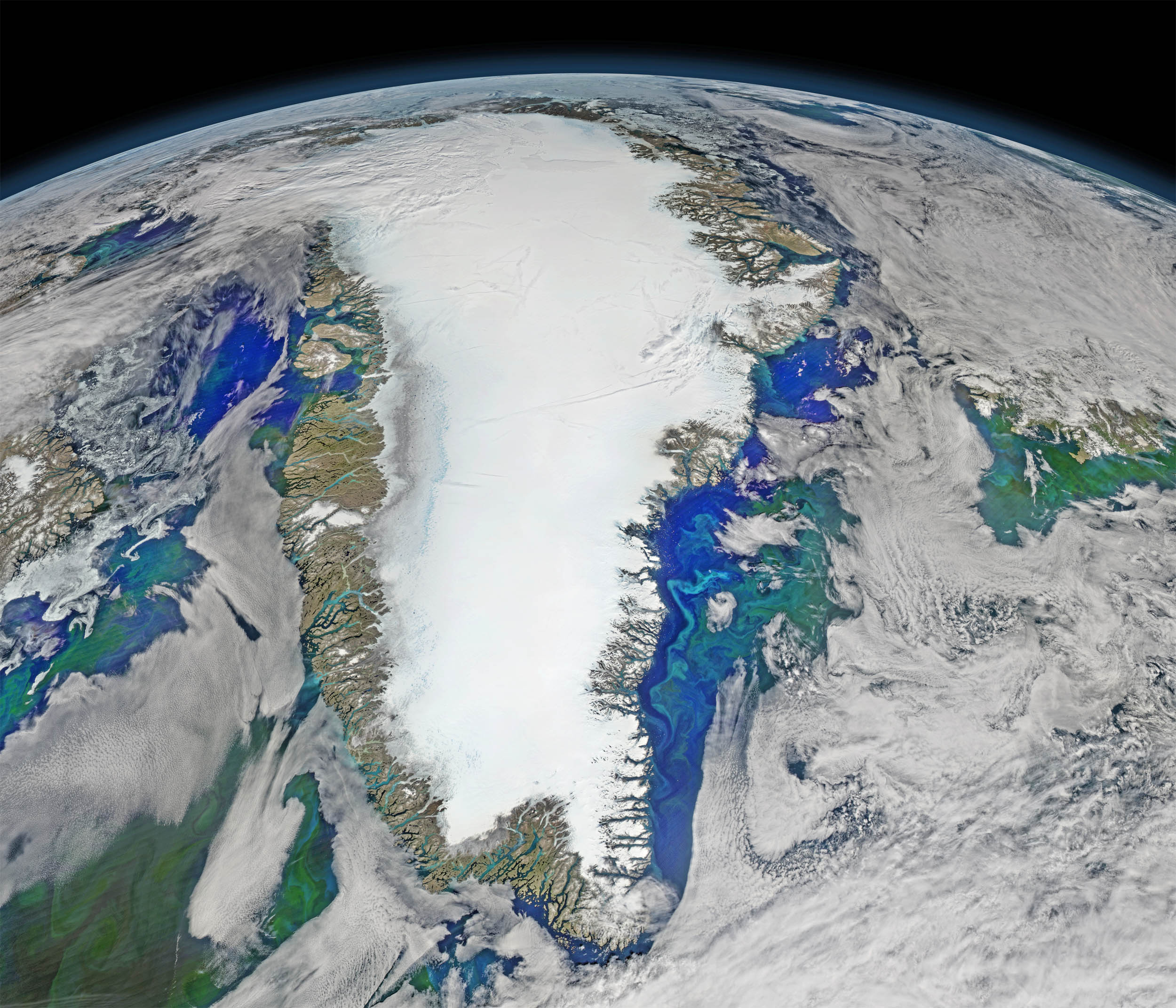 Studying the Greenland ice sheet gives clues to past Arctic sea ice levels