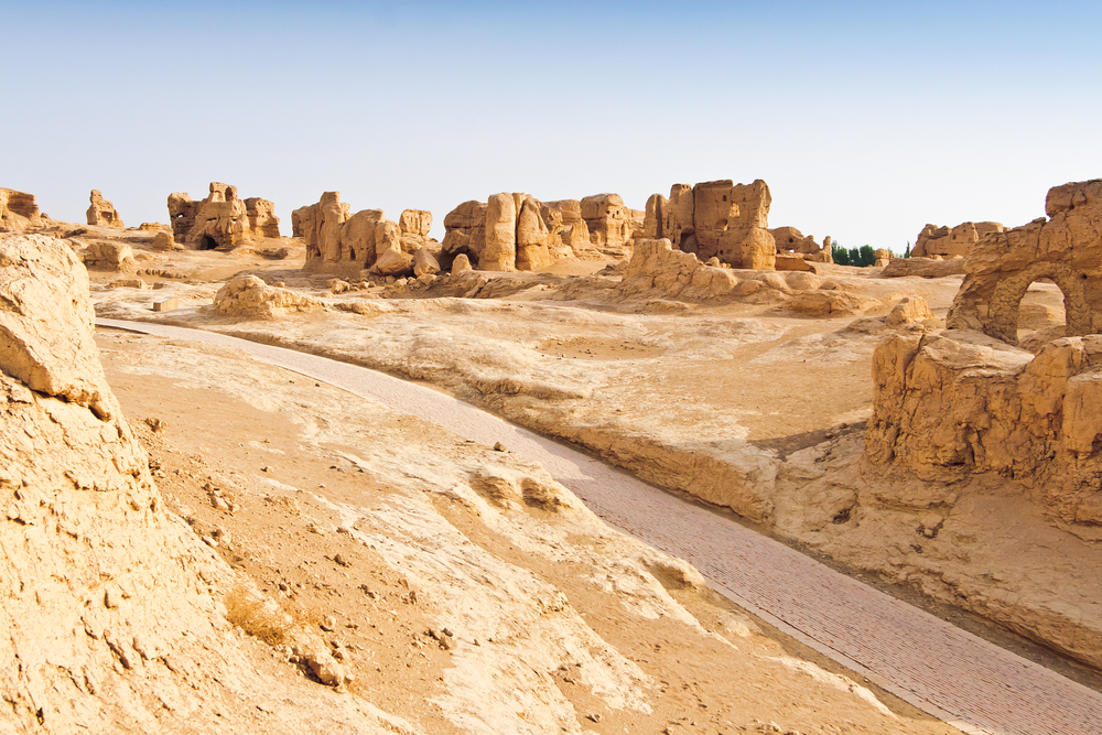 Reopened Silk Road route swaps horses for trains