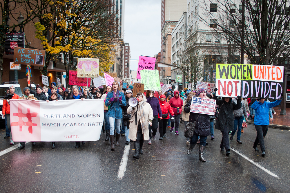 Scientists show up to Women's March to protest Trump