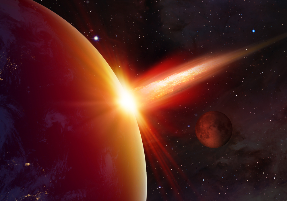 Failed planets scarred Earth's surface 4 billion years ago