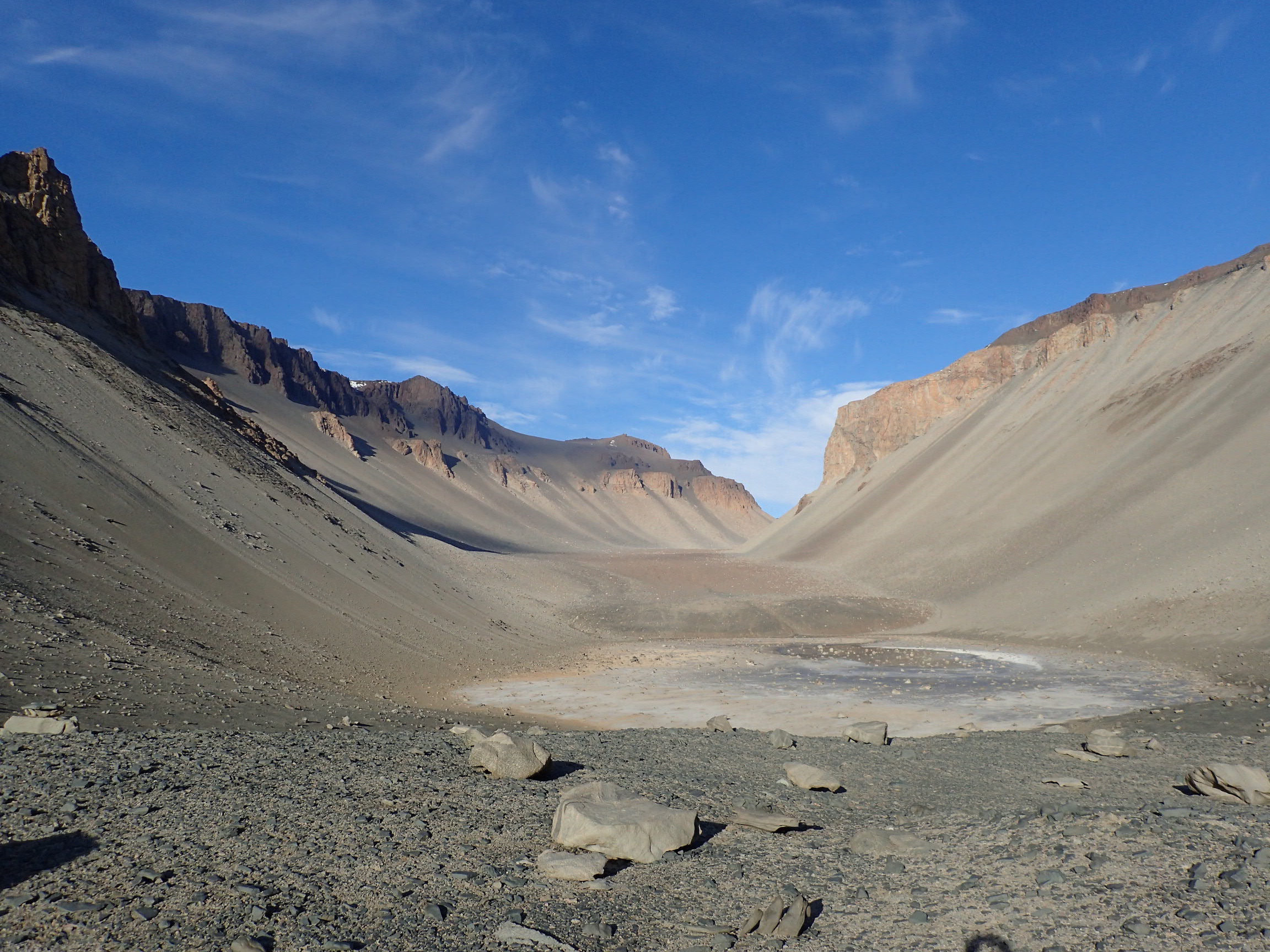 Salty pond in Antarctica could hold clues about water on Mars