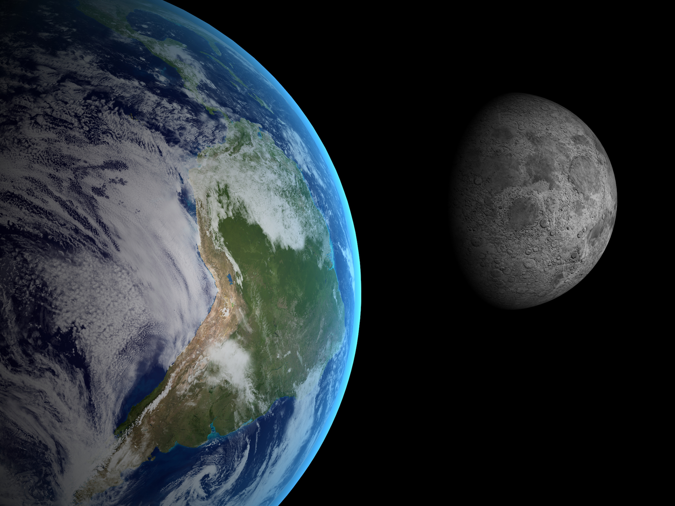 The moon formed when Earth collided with a protoplanet