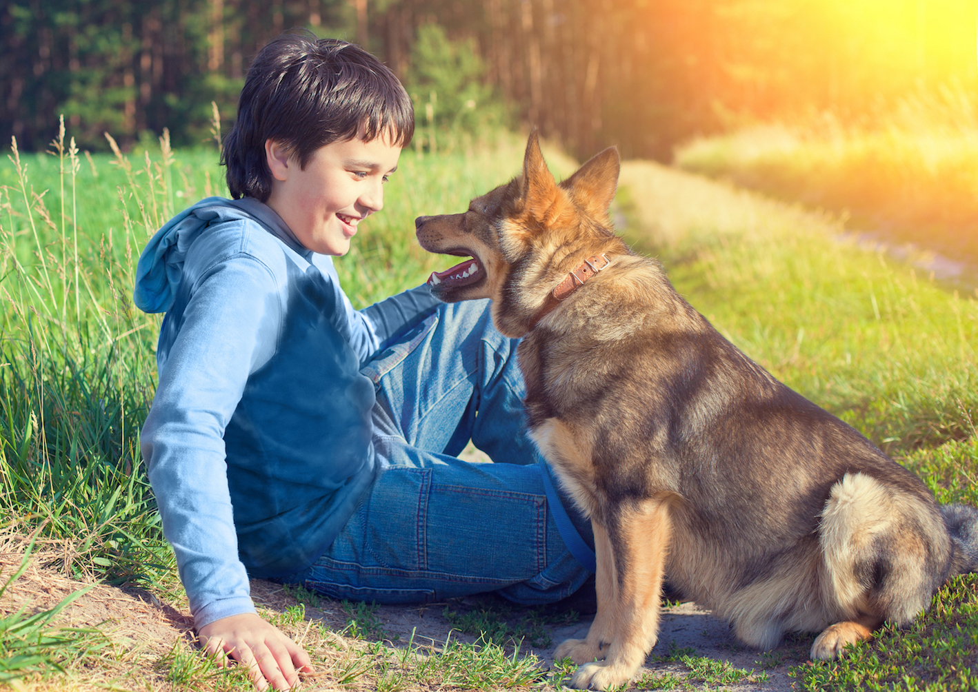 Puppies love when we talk to them, older dogs aren’t as into it