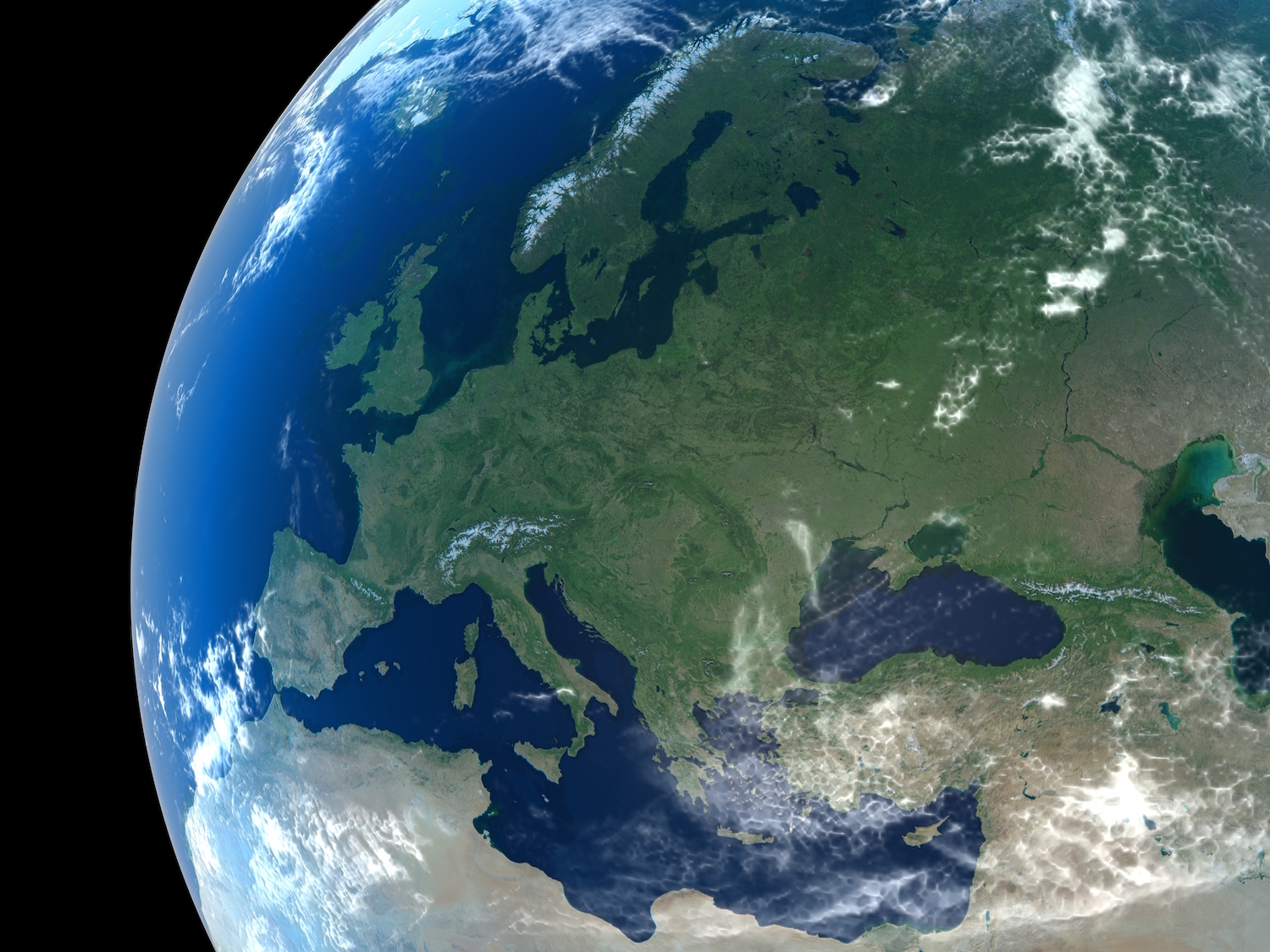 Two separate systems interact to produce climate cycles
