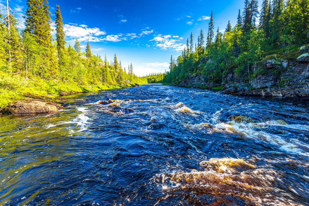 Freshwater streams and rivers are being polluted with salt