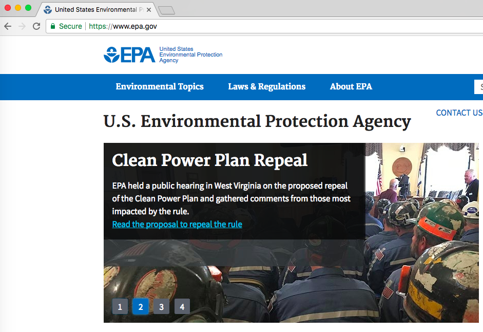 All mention of climate change removed from federal websites