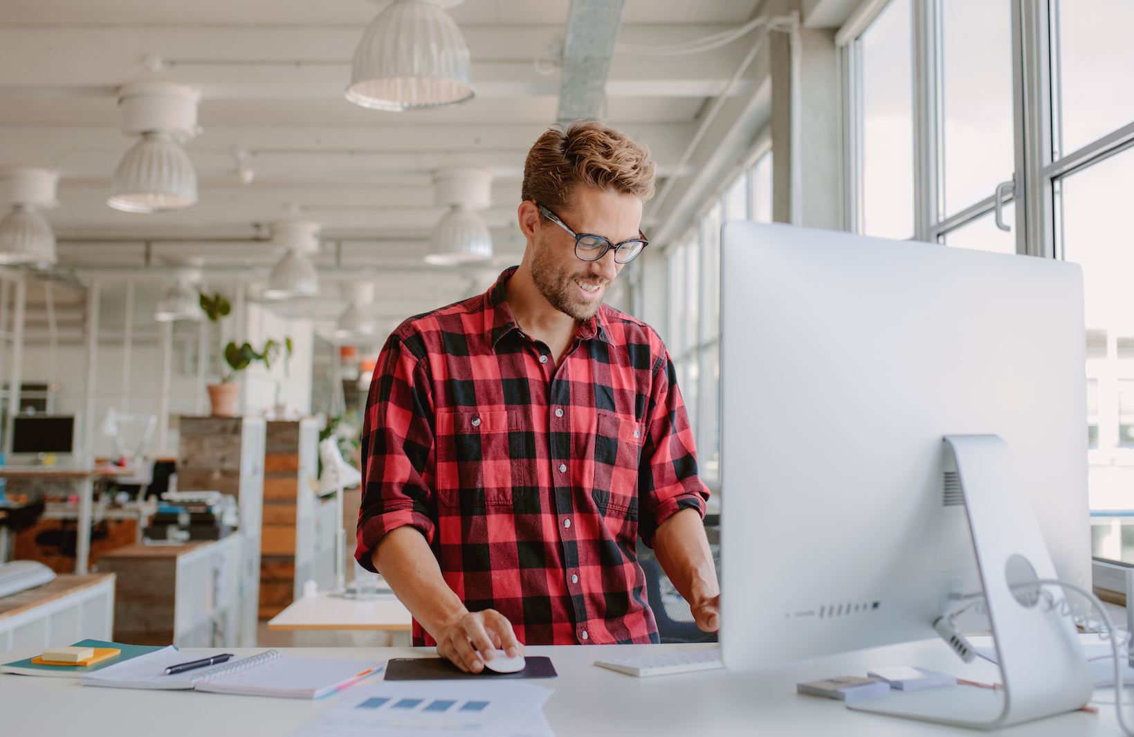 Standing instead of sitting at work could help you lose weight