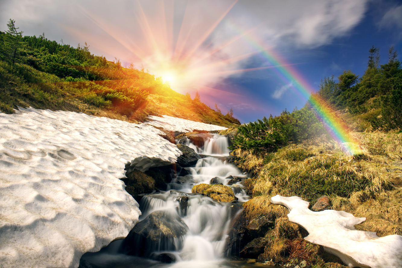 Spring is arriving much earlier in the higher altitudes