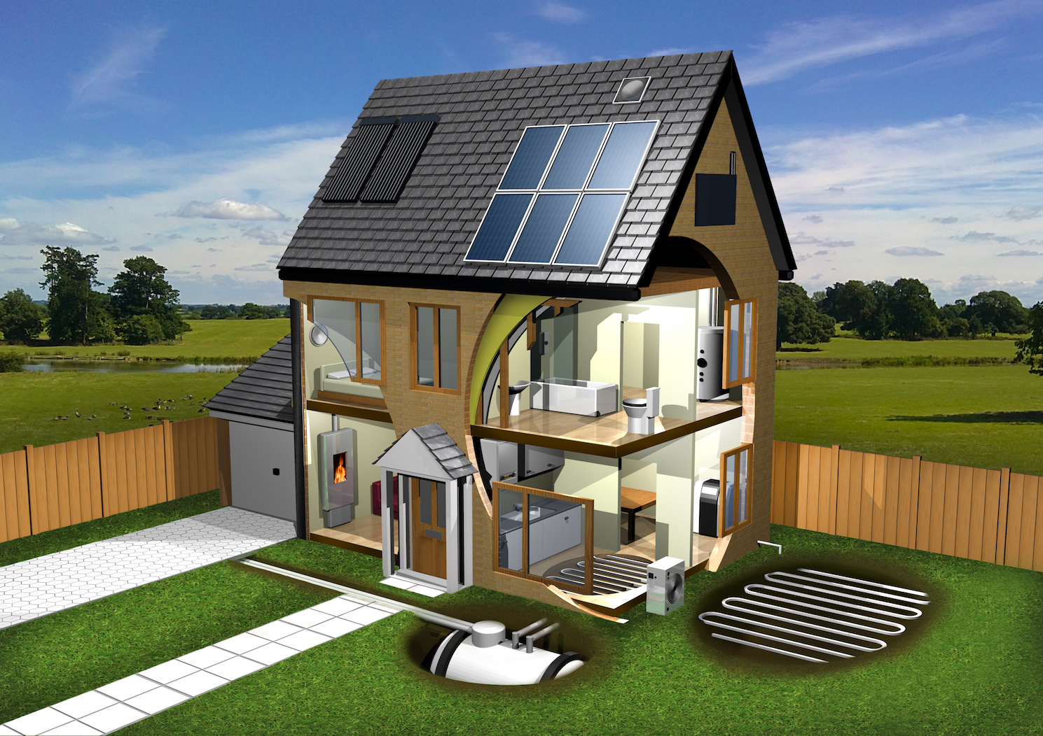 Reducing a building’s CO2 emissions can also lower energy costs