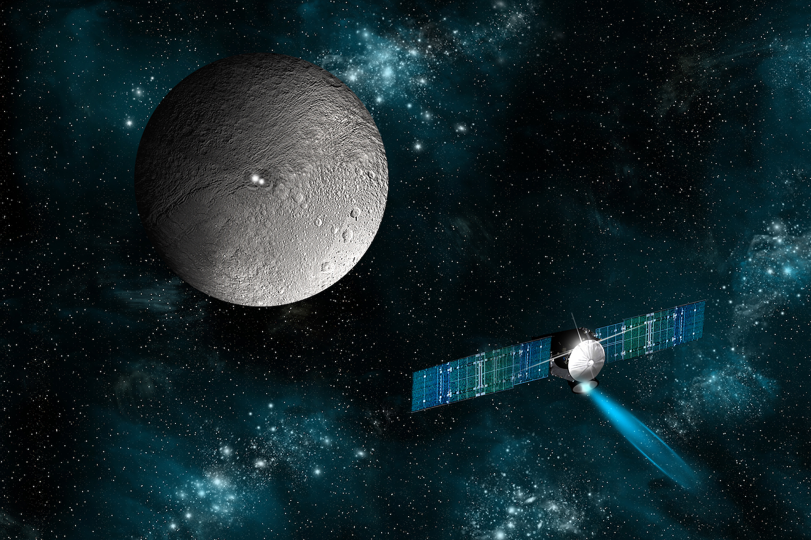There could be a large amount of water on dwarf planet Ceres