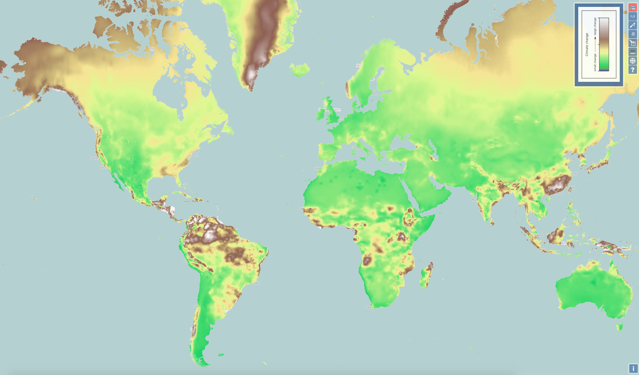 New map reveals the impact of climate change across the globe