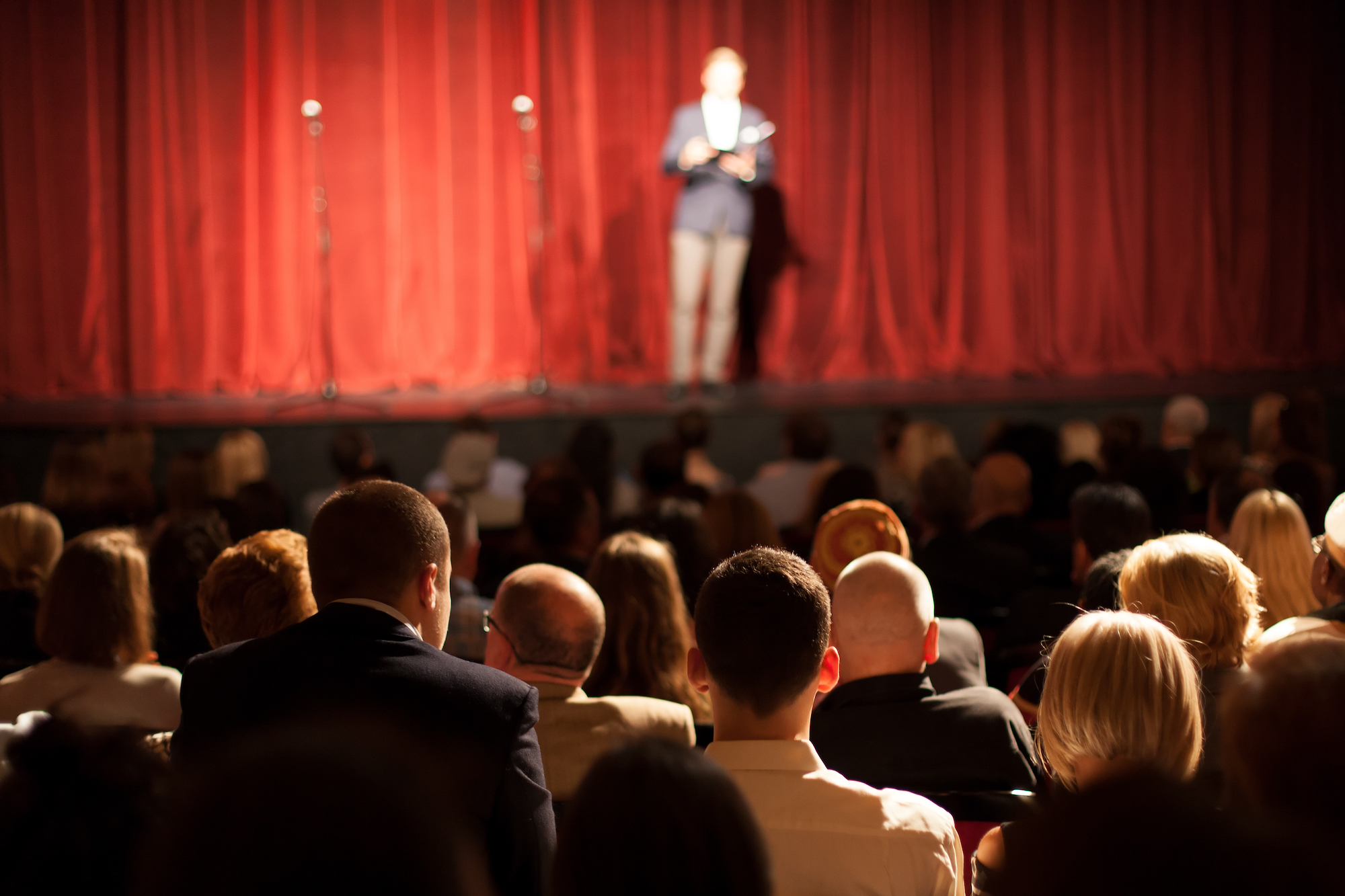 People actually tend to perform better in front of an audience