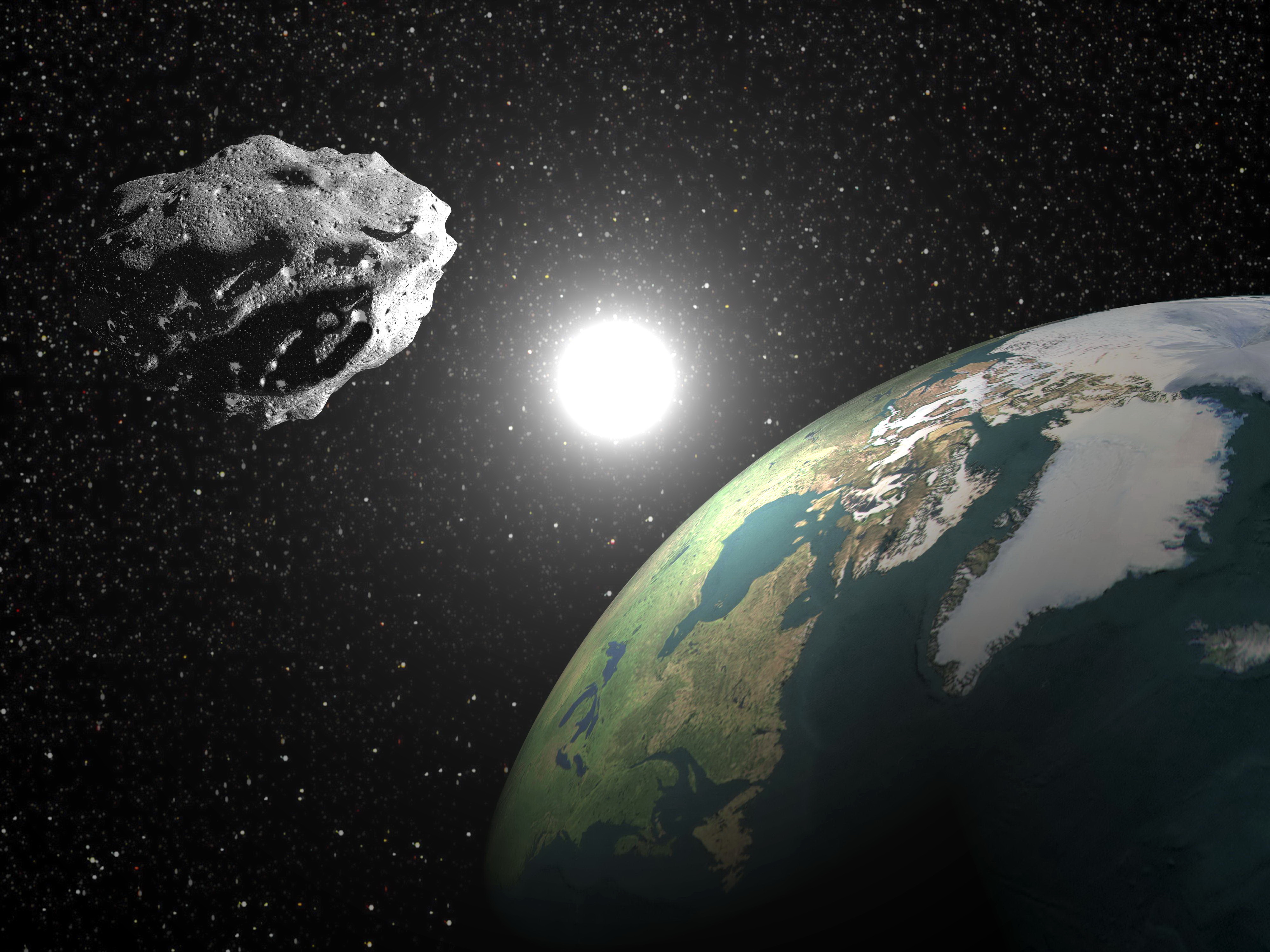 Large asteroid will blast by today between the Earth and the moon