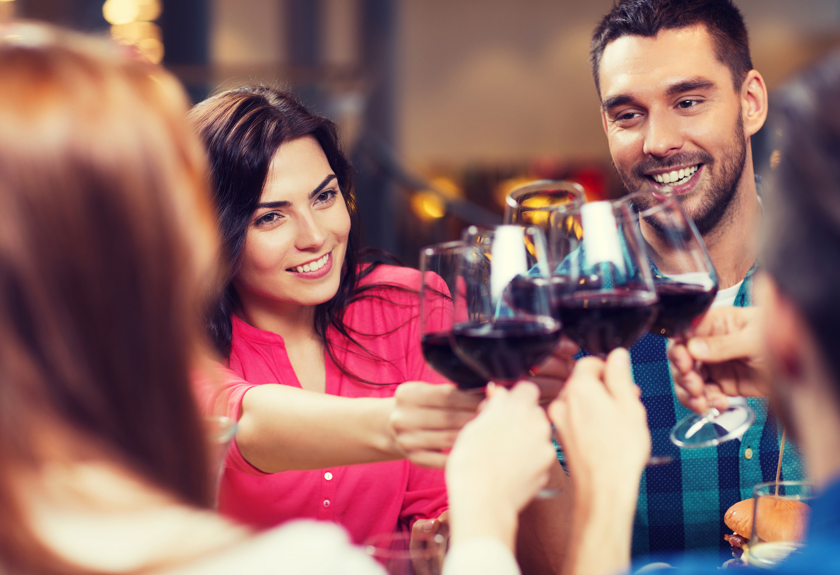 Drinking in moderation may decrease the risk of heart disease