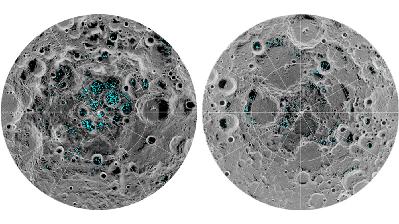 Frozen water discovered on the moon for the first time ever