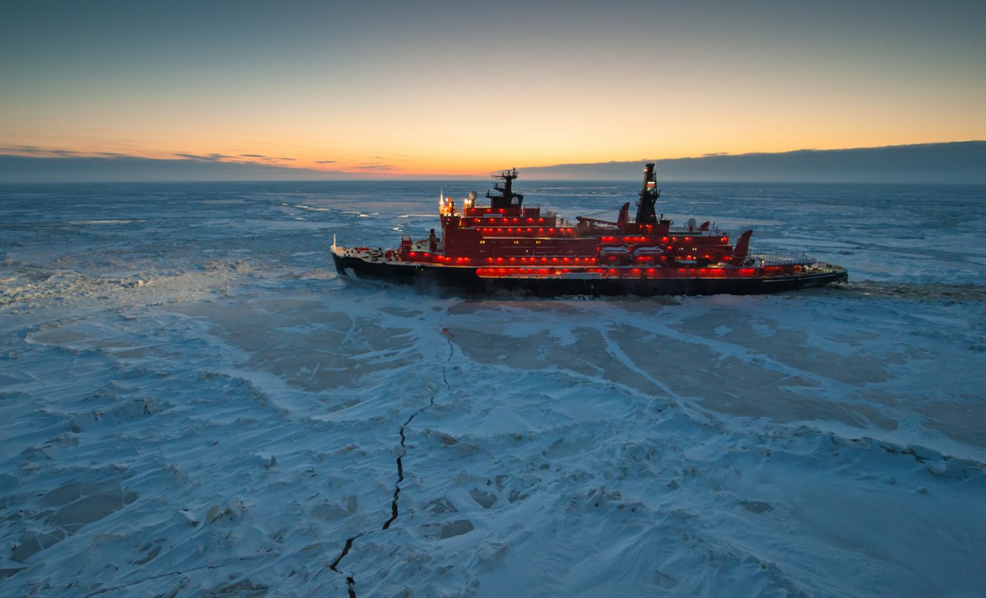 Melting ice, opening shipping lanes, and environmental threats