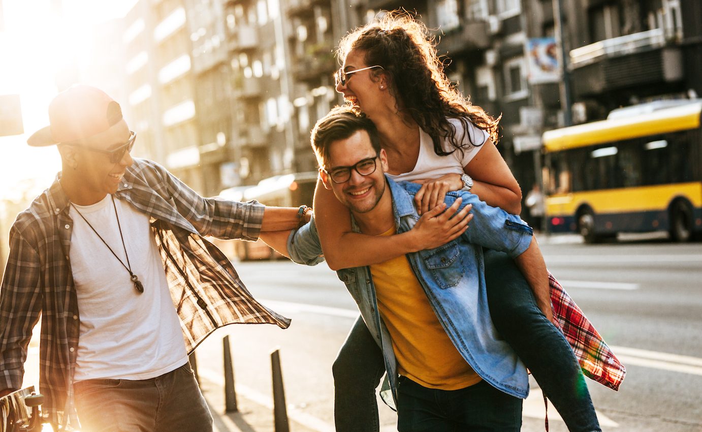 Unexpected positive events make the people of a city take more risks