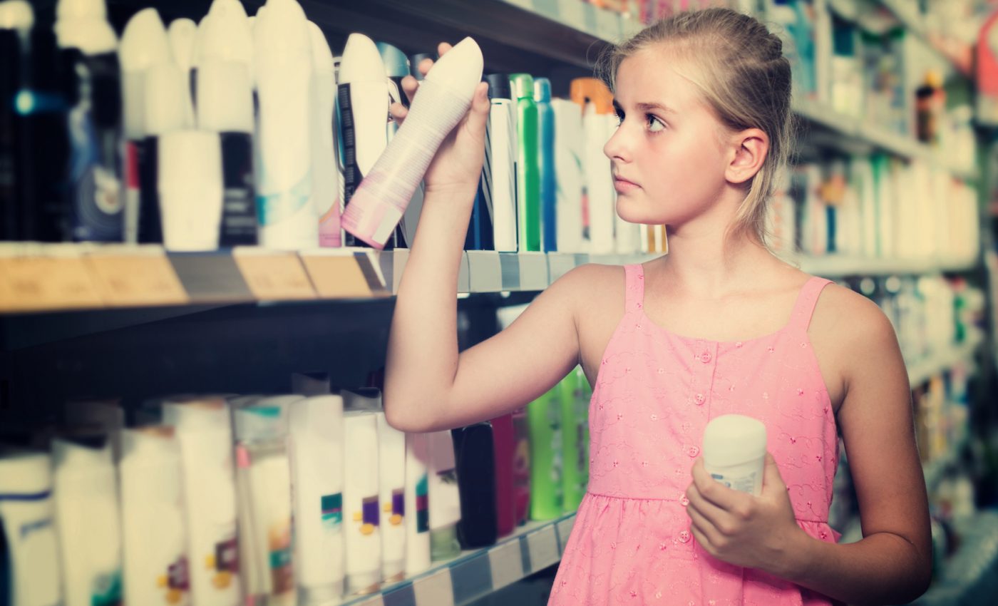 Chemicals in personal care products linked to early puberty for girls