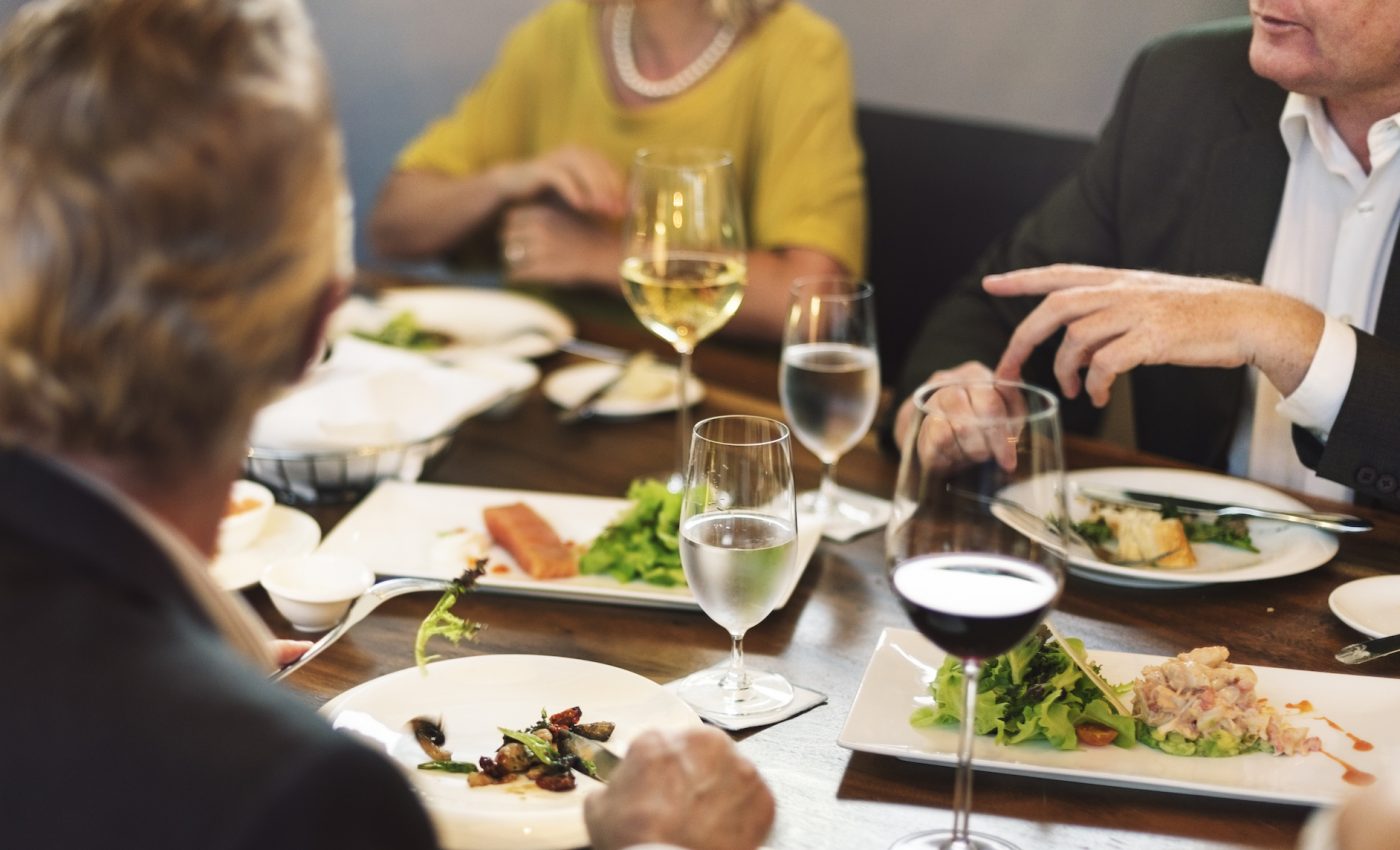 Sharing a plate, not just a meal, improves collaboration and deals