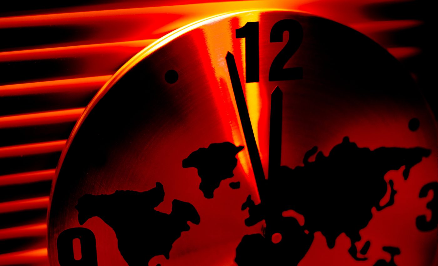 Doomsday clock remains at two minutes to midnight