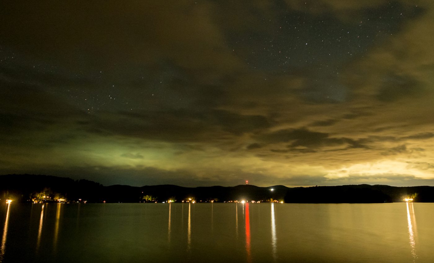 Skyglow: Important wildlife areas affected by light pollution