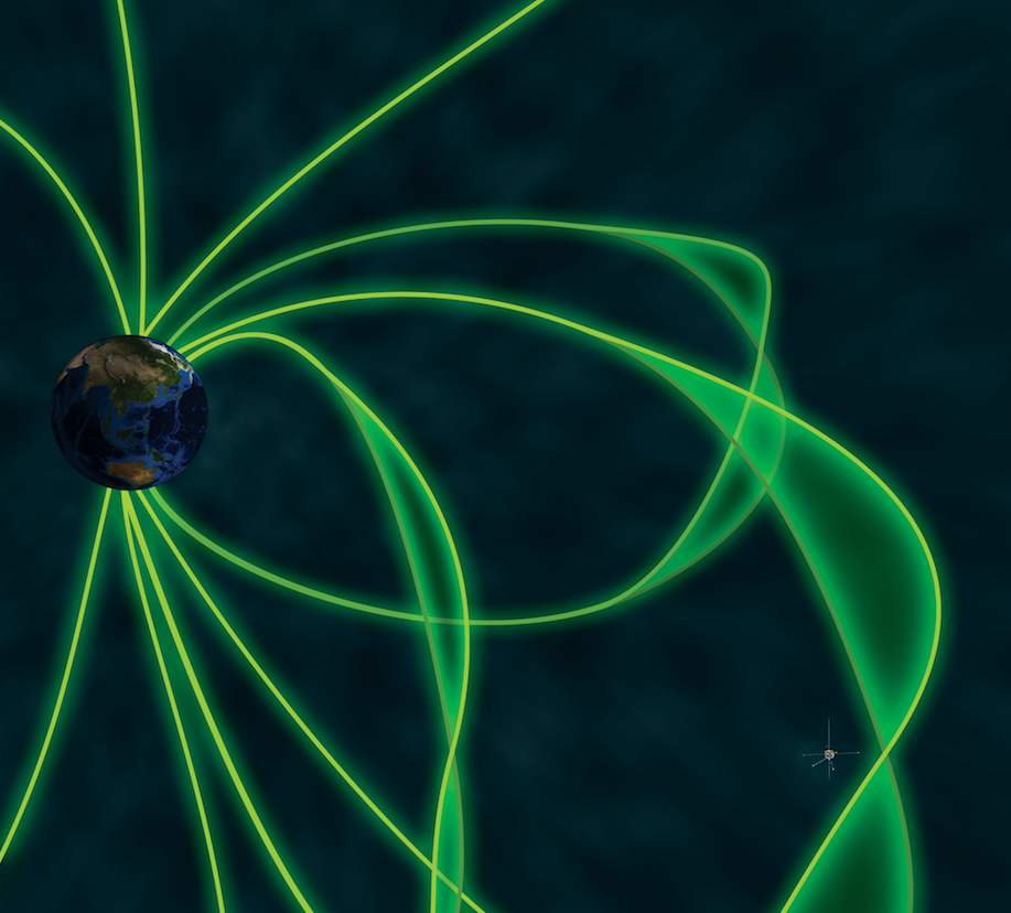 When impulses hit Earth’s magnetic shield, it vibrates like a drum