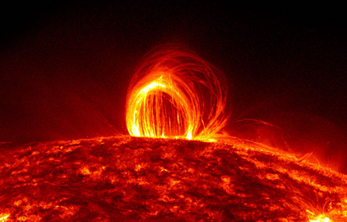 ‘Plasma rain’ on the Sun has been linked to an unexpected source