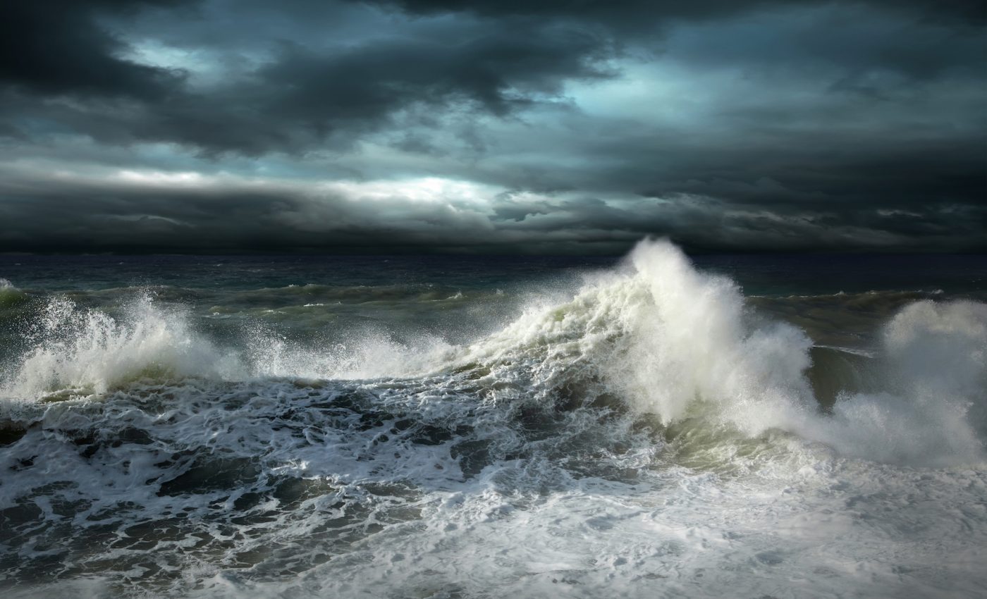 Ocean winds and waves have gotten slightly faster and stronger