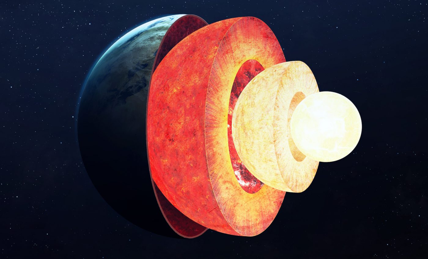 Molten liquid layers in the Earth’s core separate like oil and vinegar