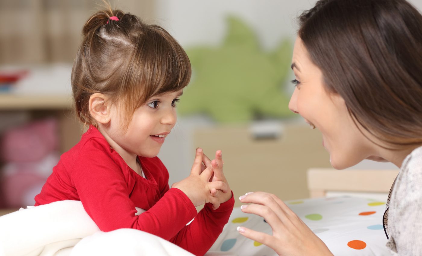 Toddlers tend to drive conversation more than parents
