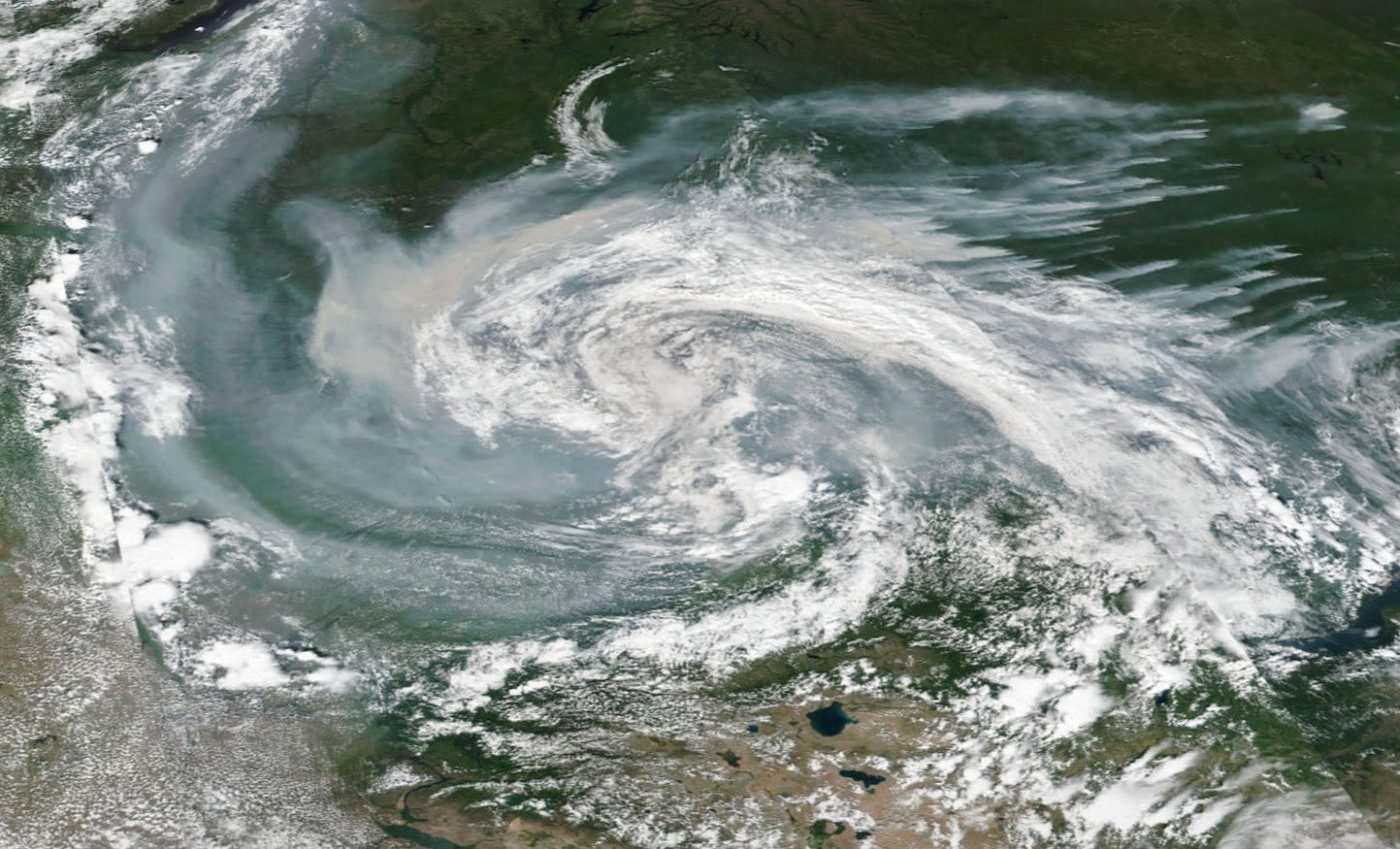 Arctic wildfires are emitting massive amounts of carbon dioxide