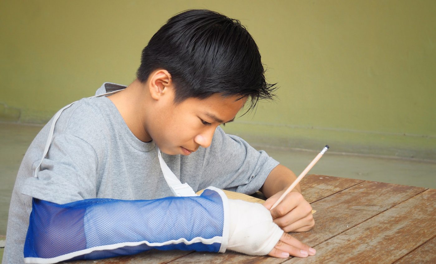 Children who reach puberty later may be more at risk of bone fractures