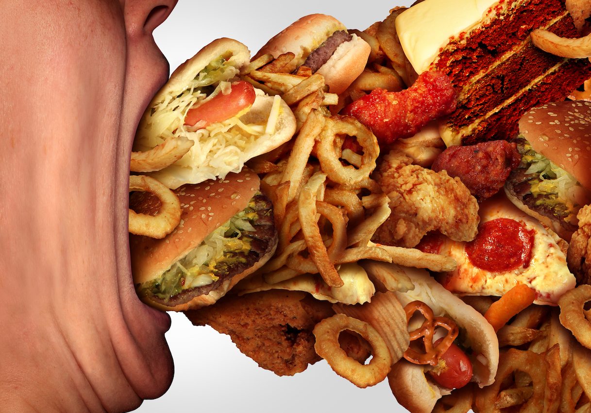 We waste more food by overeating than directly throwing it away