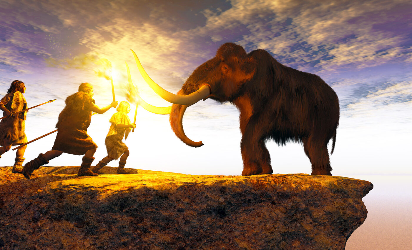 Large prey extinction drove evolutionary changes in early humans