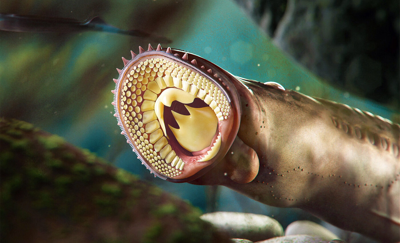 Lamprey living in the Jurassic era were flesh-eating species