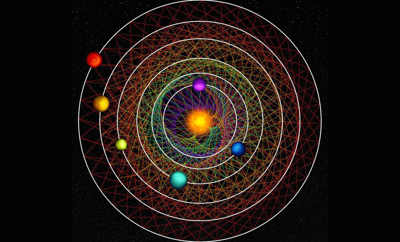 Six-planet solar system discovered orbiting a nearby star in cosmic waltz