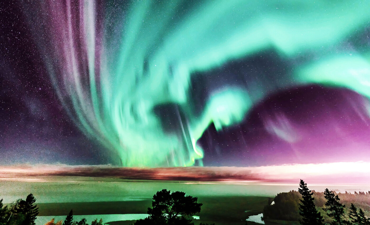 Auroras will be visible further south this year as the solar storm cycle peaks