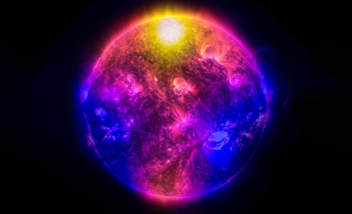 The Sun in gamma rays over a 14-year period captured on video