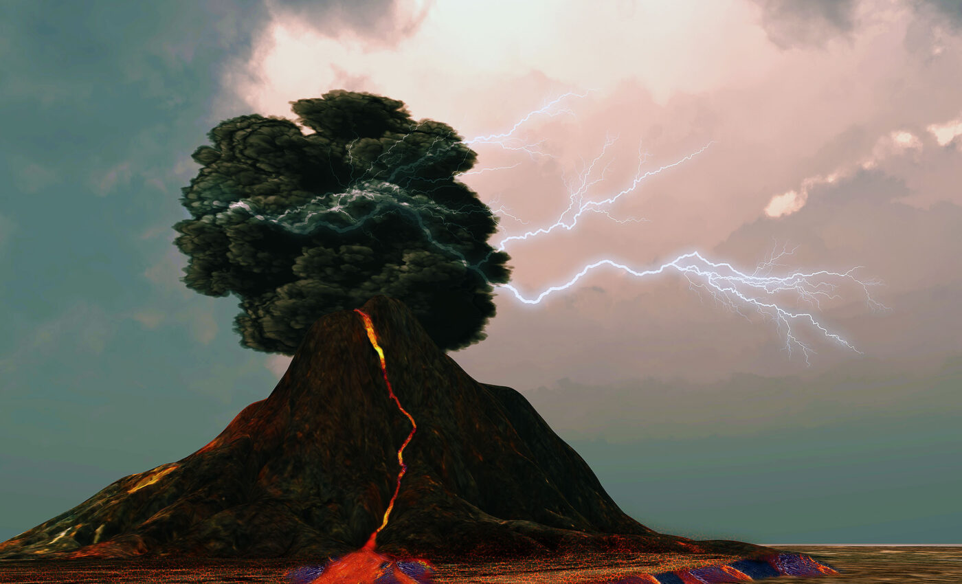 Life on Earth may have been created by volcanic lightning