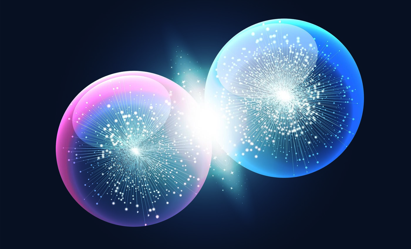 Like-charged particles attract each other, defying basic law of physics