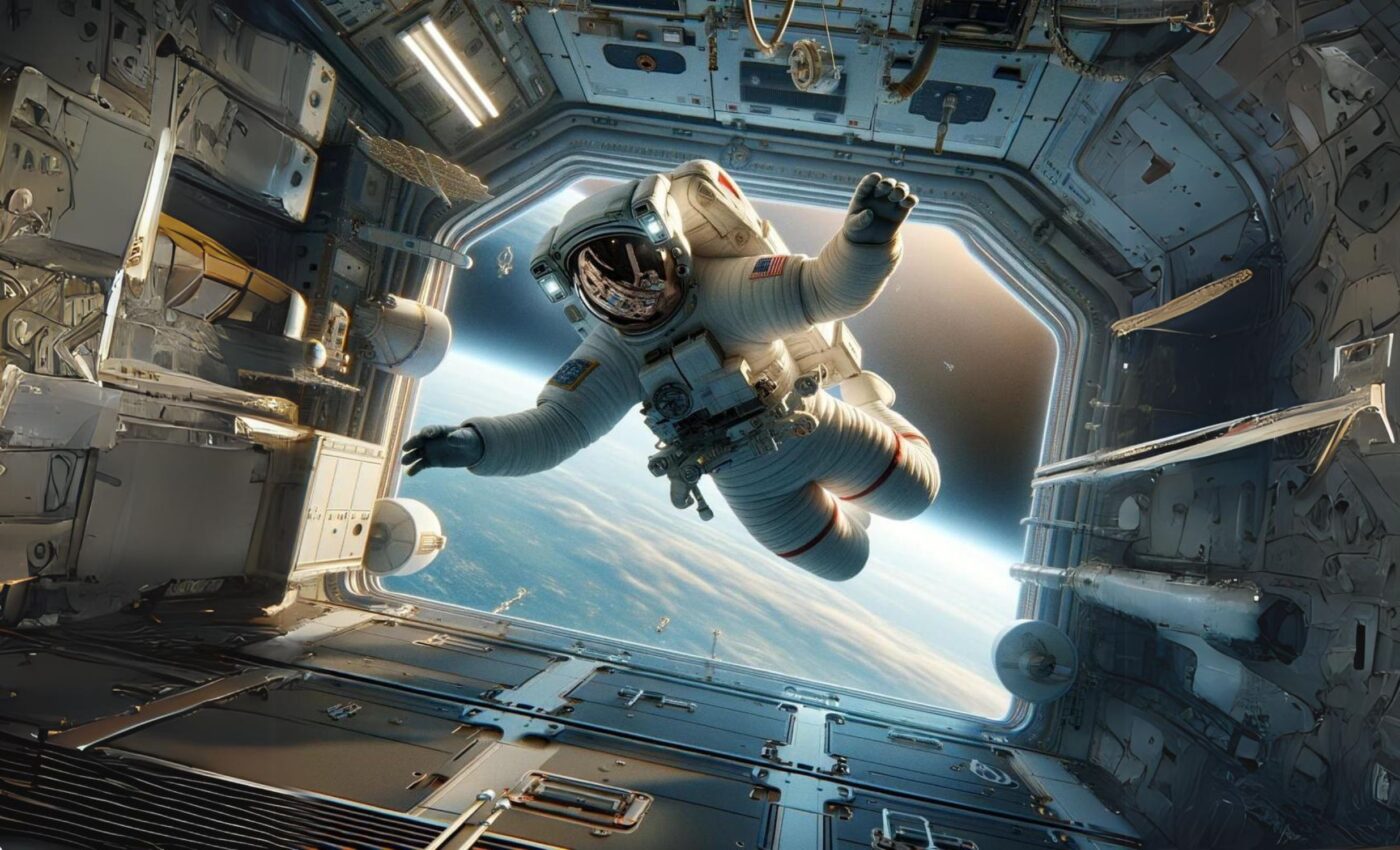 Astronauts are surprisingly good at 'flying' in space