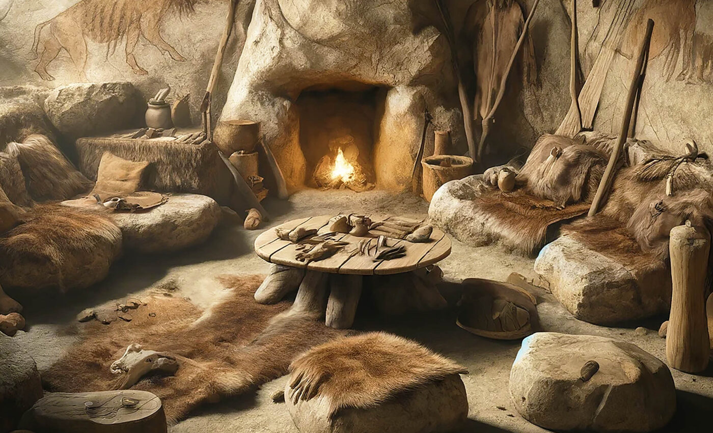 Neanderthals and Homo sapiens had very similar living spaces