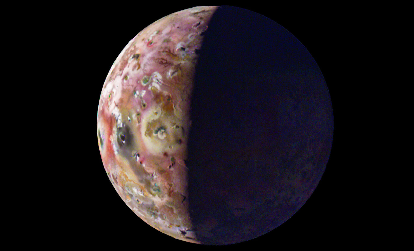 Fire, mountains, and polar cyclones found by the Juno spacecraft