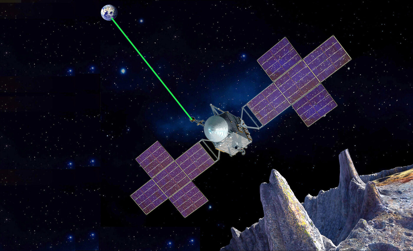 NASA receives space laser message from 140 million miles away