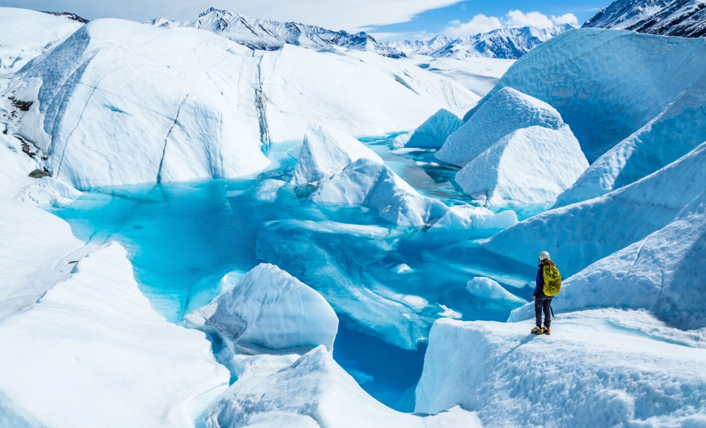 Antarctic ice shelves are fracturing from meltwater weight
