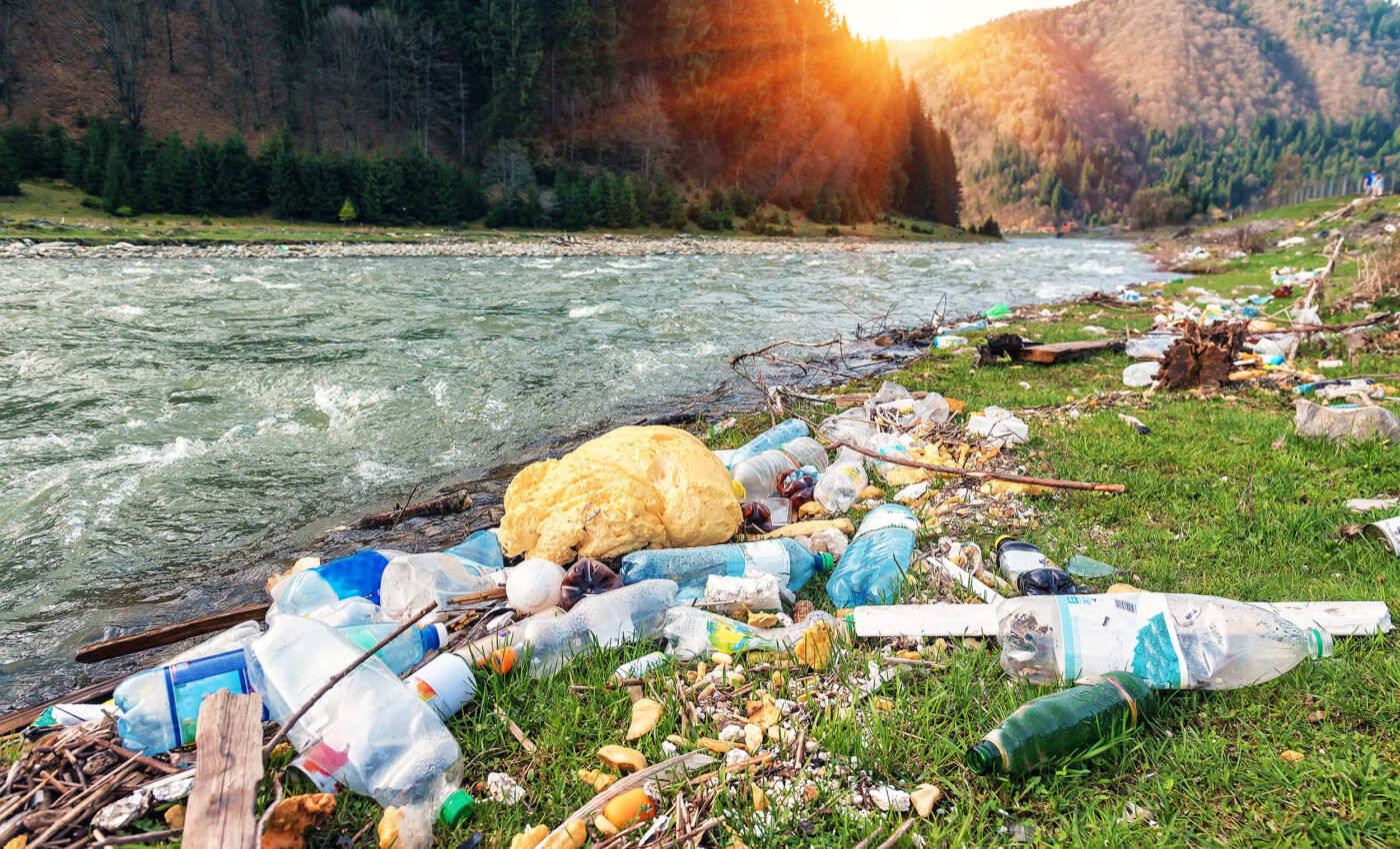 Major plastic pollution lurks beneath the surface of rivers