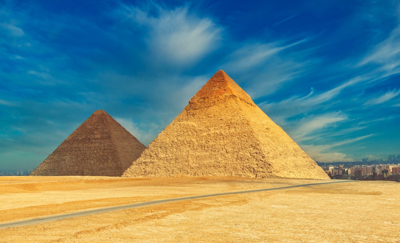 Egypt's pyramids were built along a buried branch of the Nile River