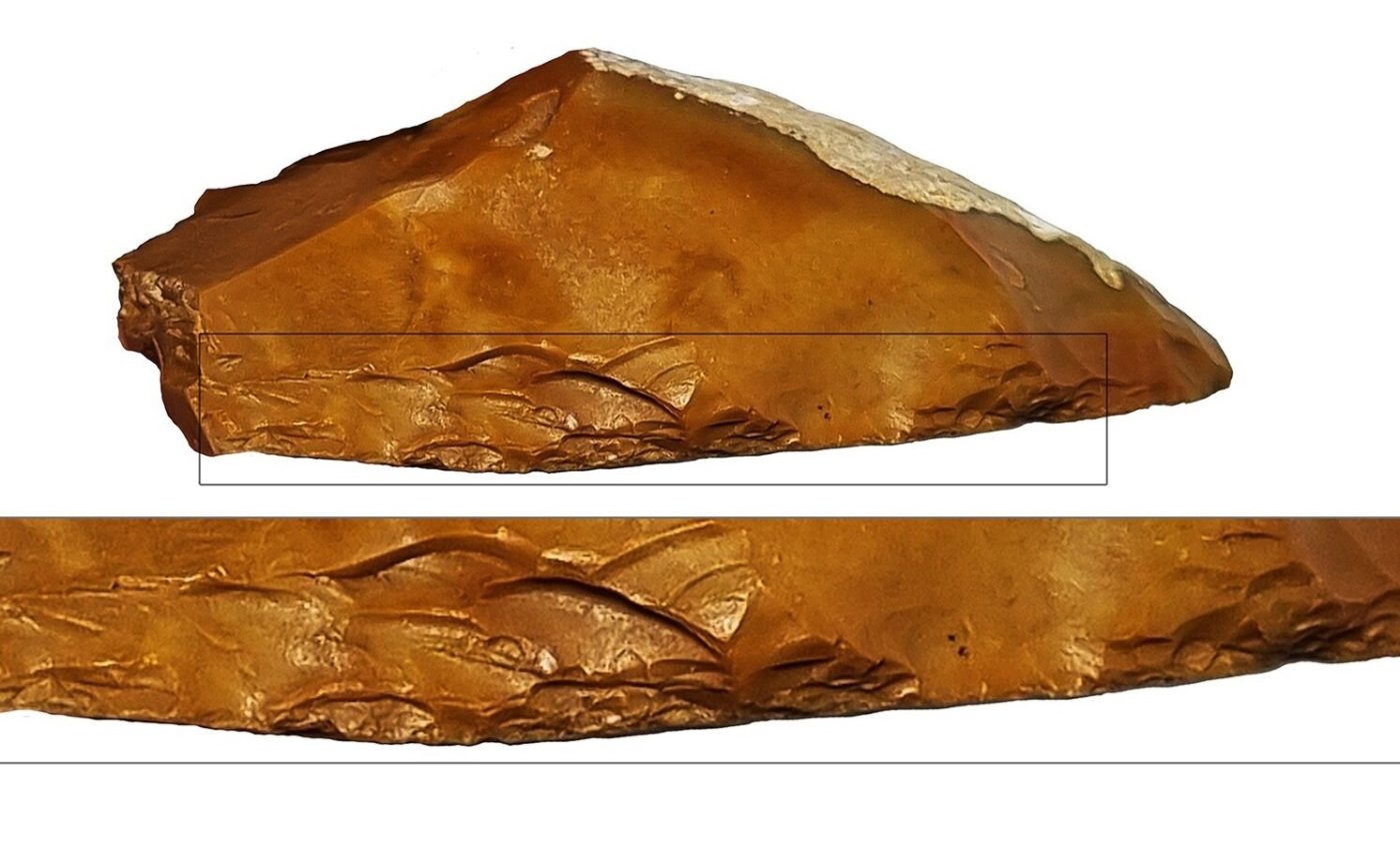 400,000-year-old stone tools show technological adaptations of prehistoric humans