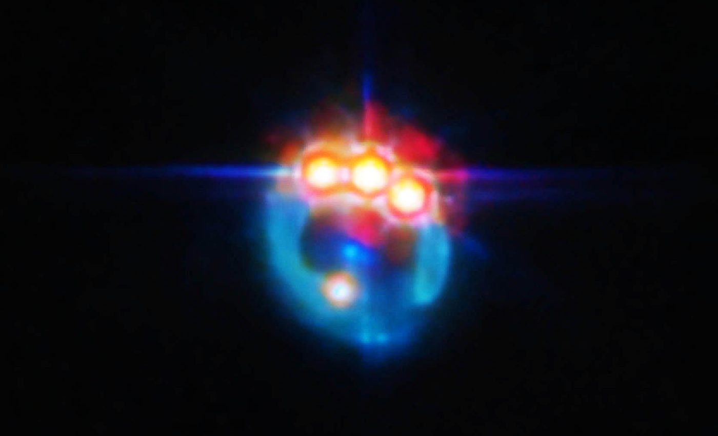 Jeweled ring floating in the cosmos captured by Webb