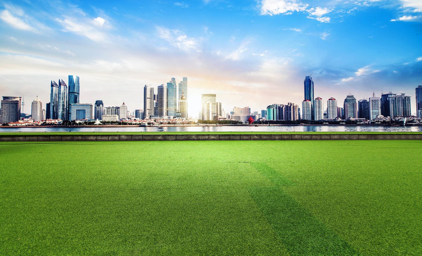 Artificial turf with a twist is a cool solution for hot cities